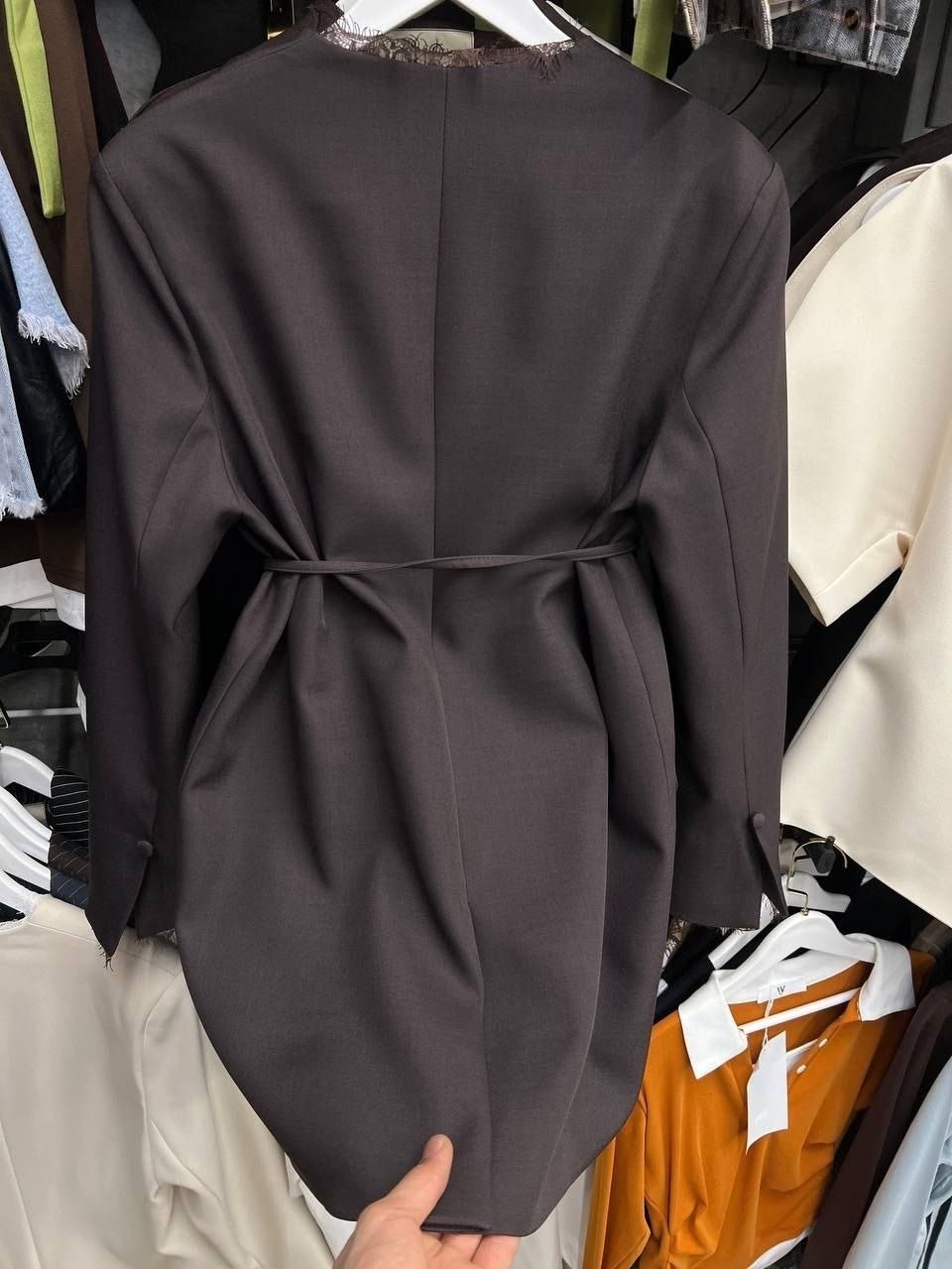 пиджак оверсайз с поясом удлиненный классический much love,пиджак оверсайз с поясом удлиненный классический much love 224892555,пиджак оверсайз с поясом удлиненный классический,пальто с поясом,пиджак