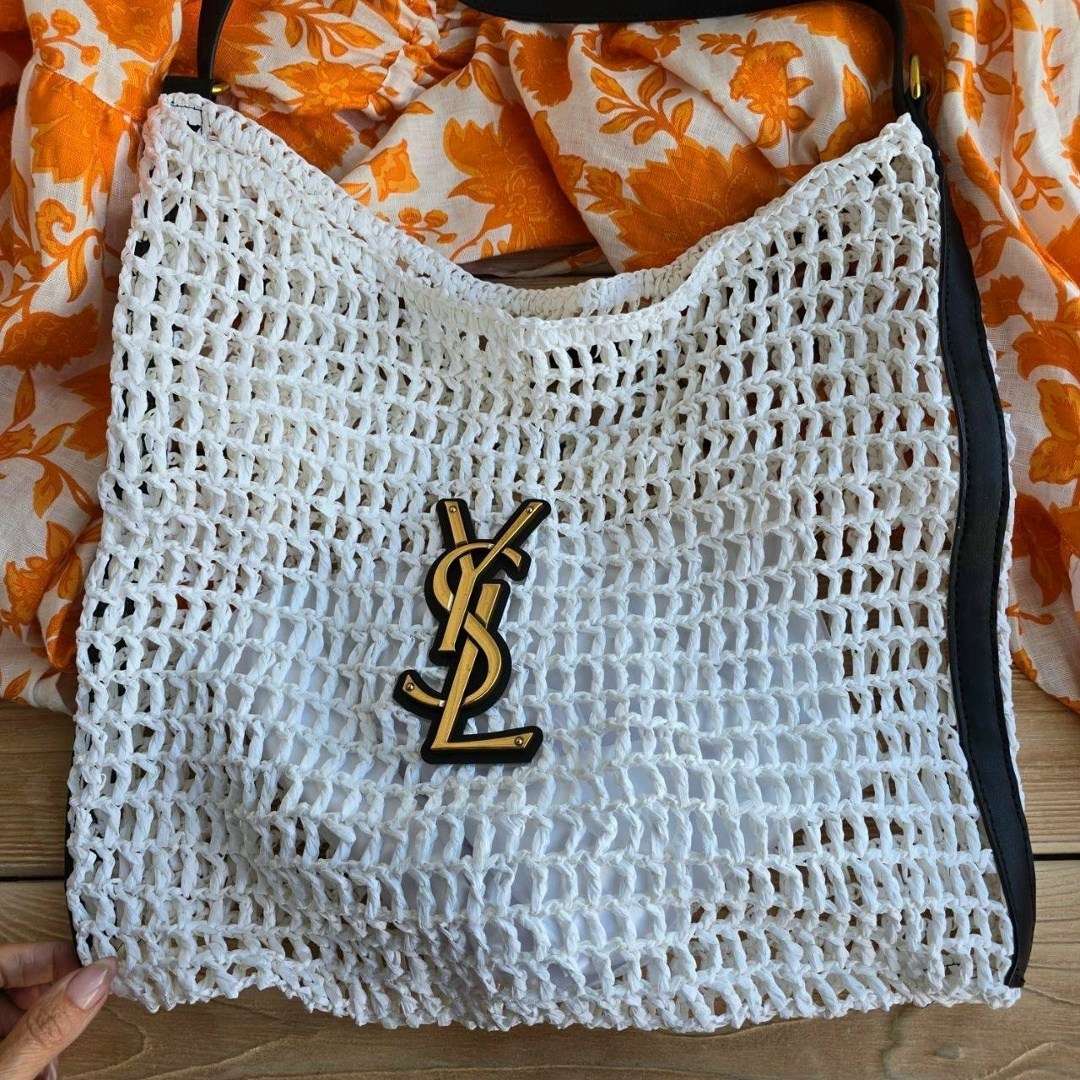 сумка женская yves saint laurent,yves saint laurent сумка,сумка авоська,плетеная сумка,соломенная сумка через плечо yves saint laurent