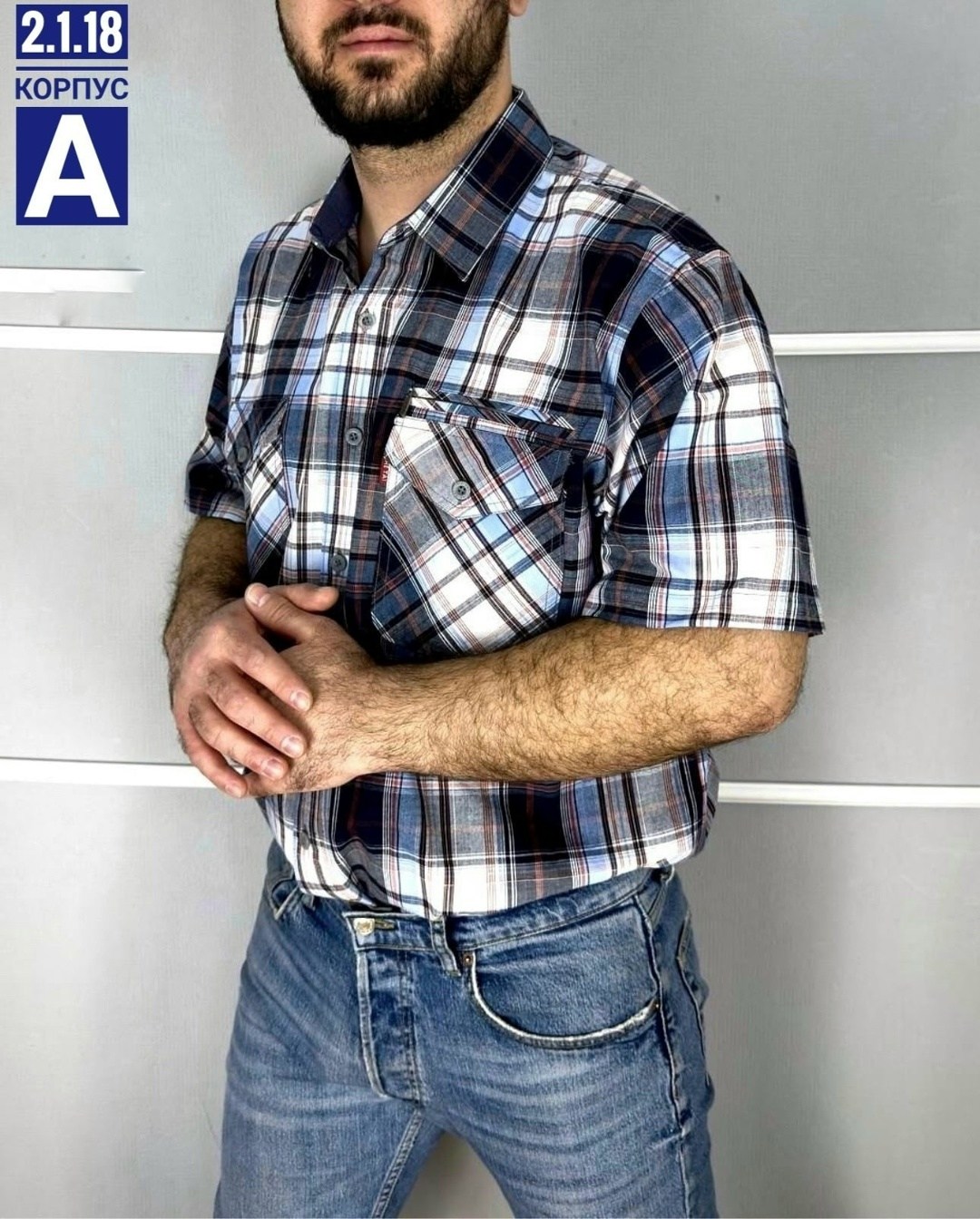 рубашка с короткими рукавами,мужская рубашка,повседневная рубашка,рубашка классическая хлопковая,рубашка