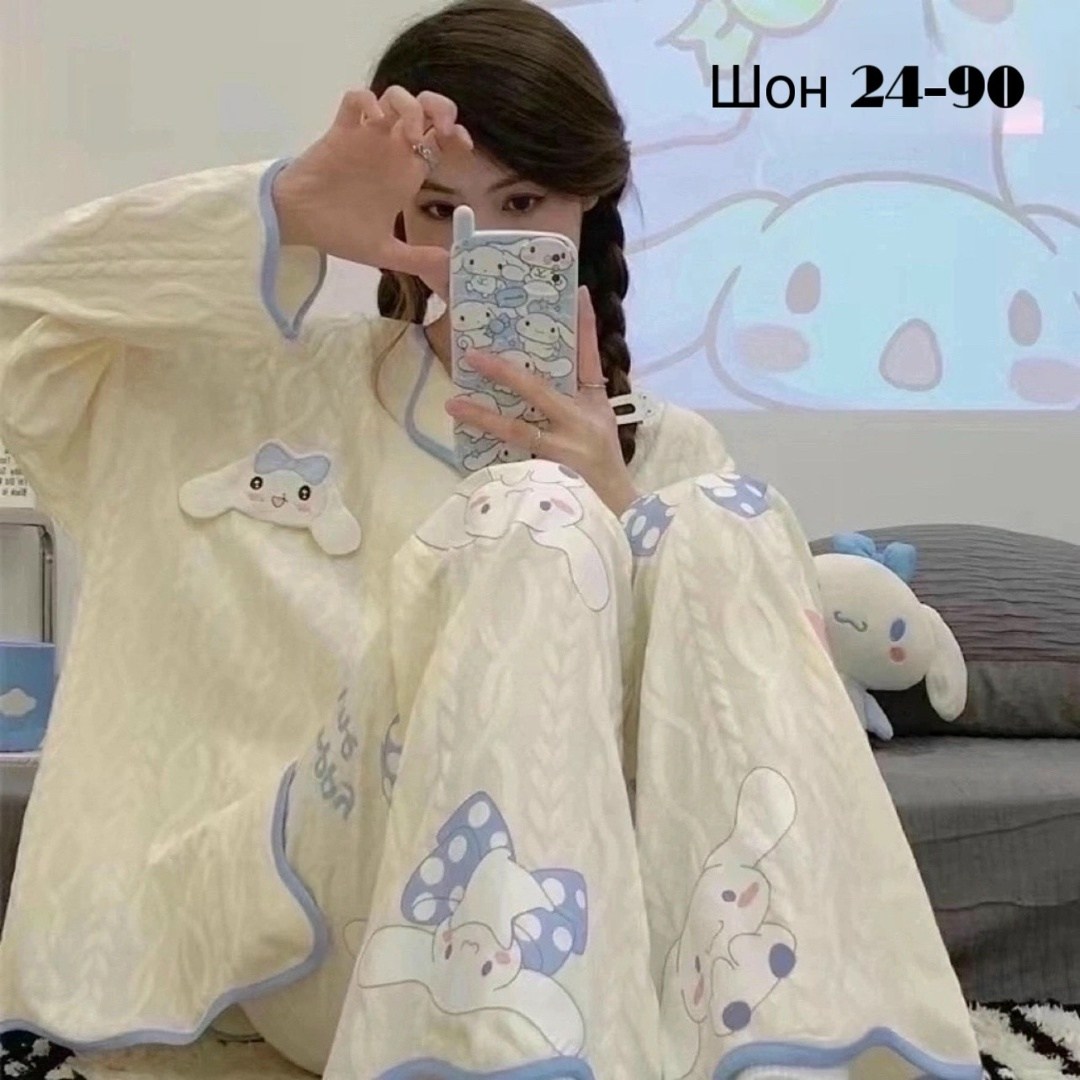 пижама хелло китти женская,miniso санрио пижама для женщин,пижама женская,комплект пижама,пижама