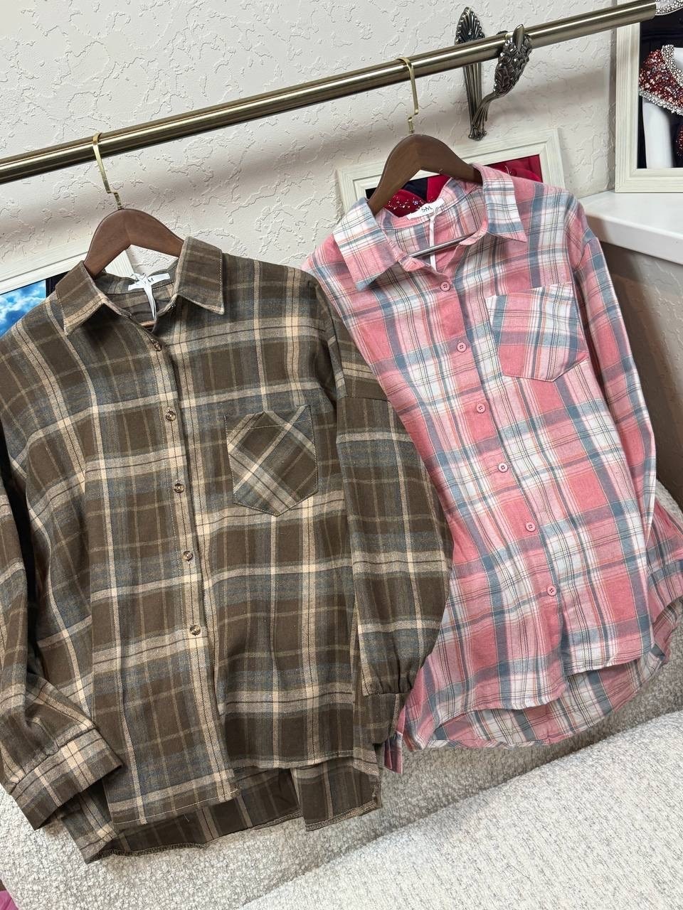 рубашка в клетку,рубашка хб,рубашка в клетку женская,рубашка в клетку повседневная,рубашка хлопок