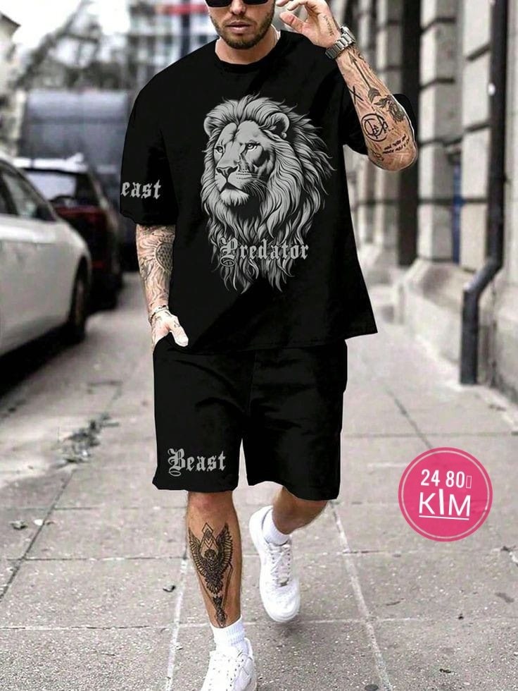 шорты мужские с принтом,спортивный костюм мужской летний с шортами,модные мужские футболки,костюм спортивный мужской с принтом,футболка шорты мужские