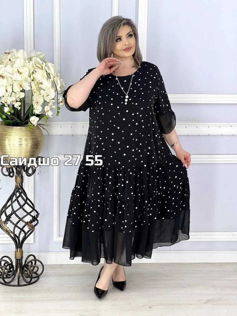 платье больших размеров cazanji цвет черный,платье для полной женщины,платье больших размеров cazanji 290770969,платья большие размеры,женские платья больших размеров