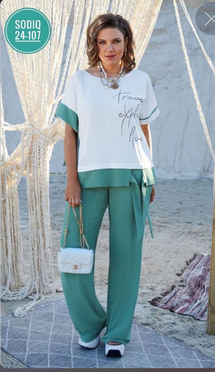 летние костюмы женские,брючный комплект,костюм с брюками,летние костюмы,блуза свободного силуэта