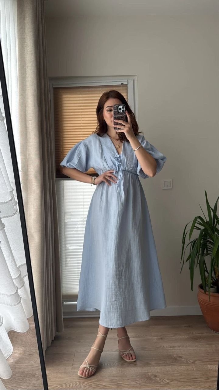 платье из муслина летнее,льняные платья,платье голубое летнее,платье из хлопка,платье в стиле
