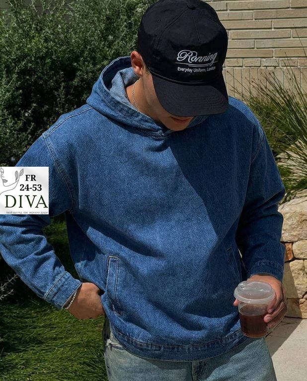 мужская толстовка с капюшоном,худи варенка оверсайз y2k кофта с капюшоном bicer 309309408,джинсовая куртка с капюшоном мужская,толстовка в стиле,джинсовая кофта