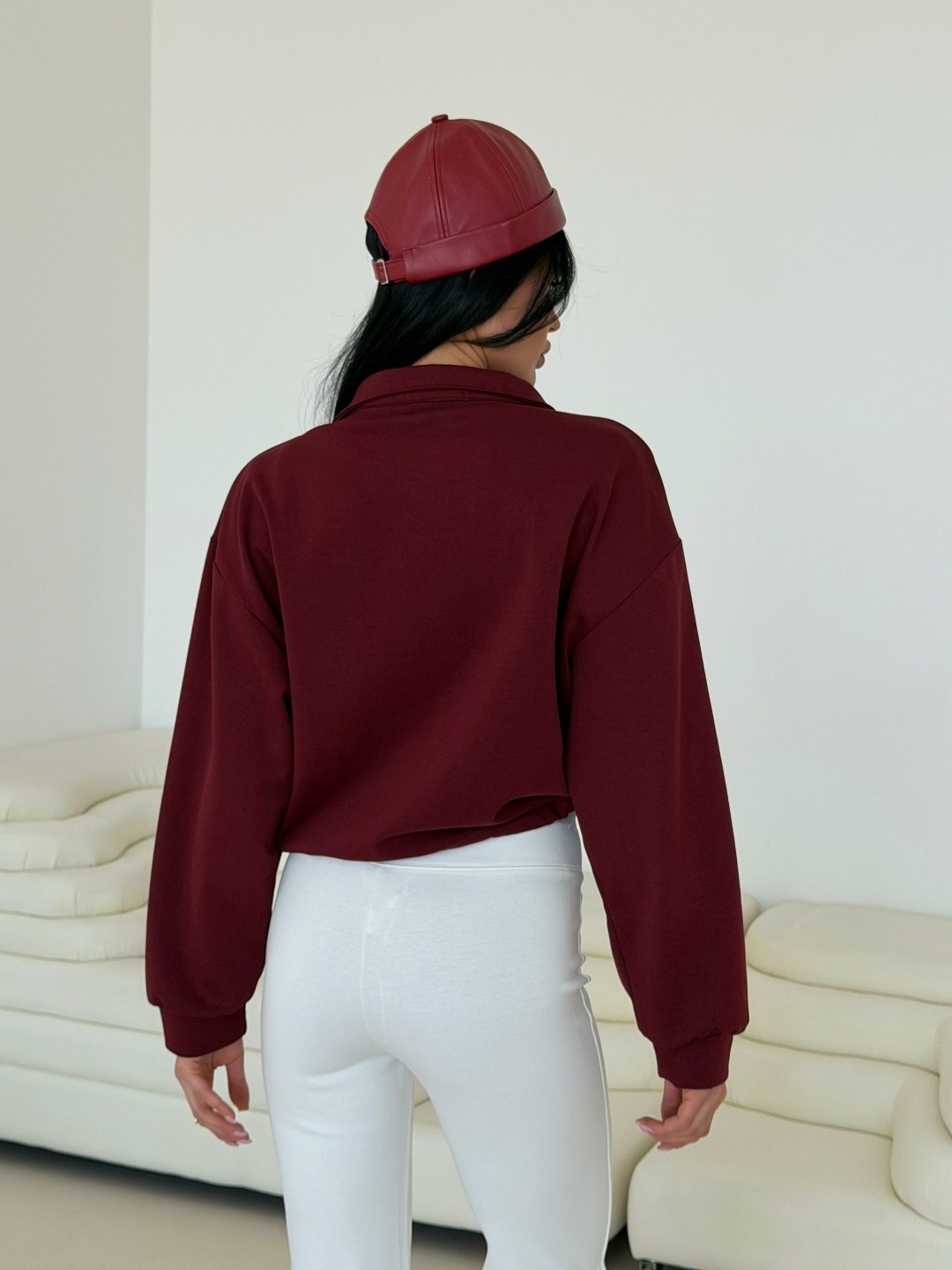 женская кофта,свитшот женский,свитшот оверсайз с начесом и молнией воротником надписью y2k,модная толстовка