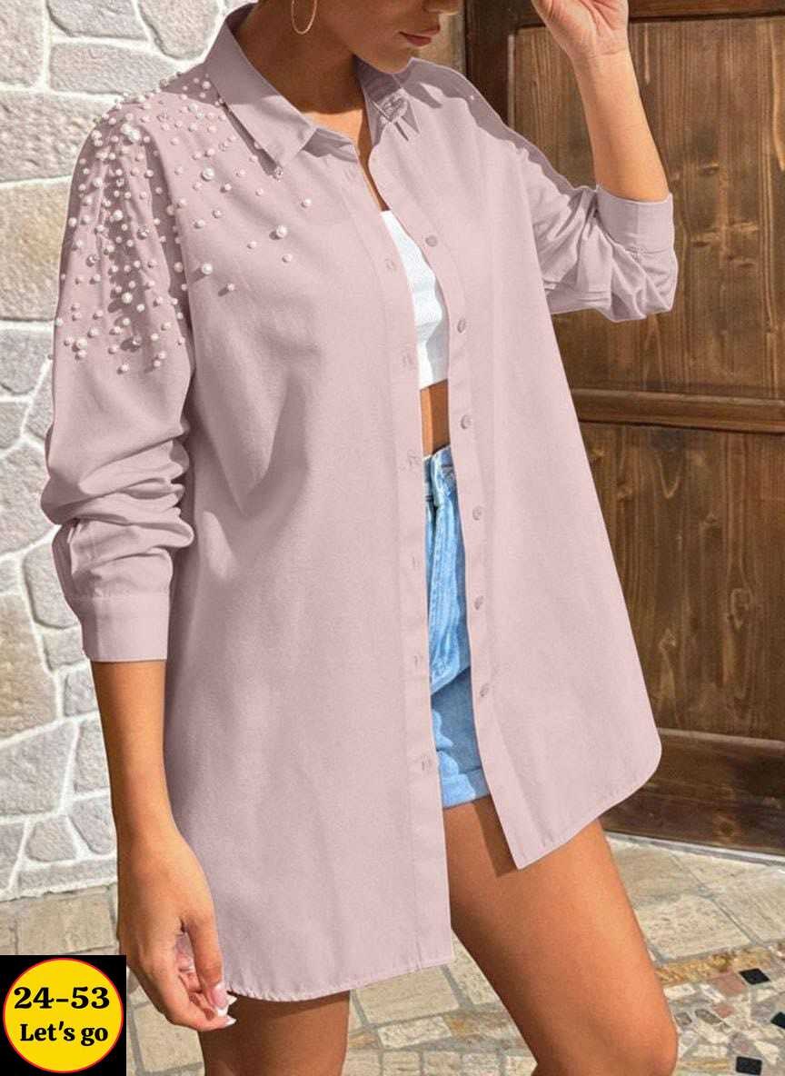 рубашка женская,рубашка со стразами женская,блузка женская,рубашка женская стильная,повседневная рубашка