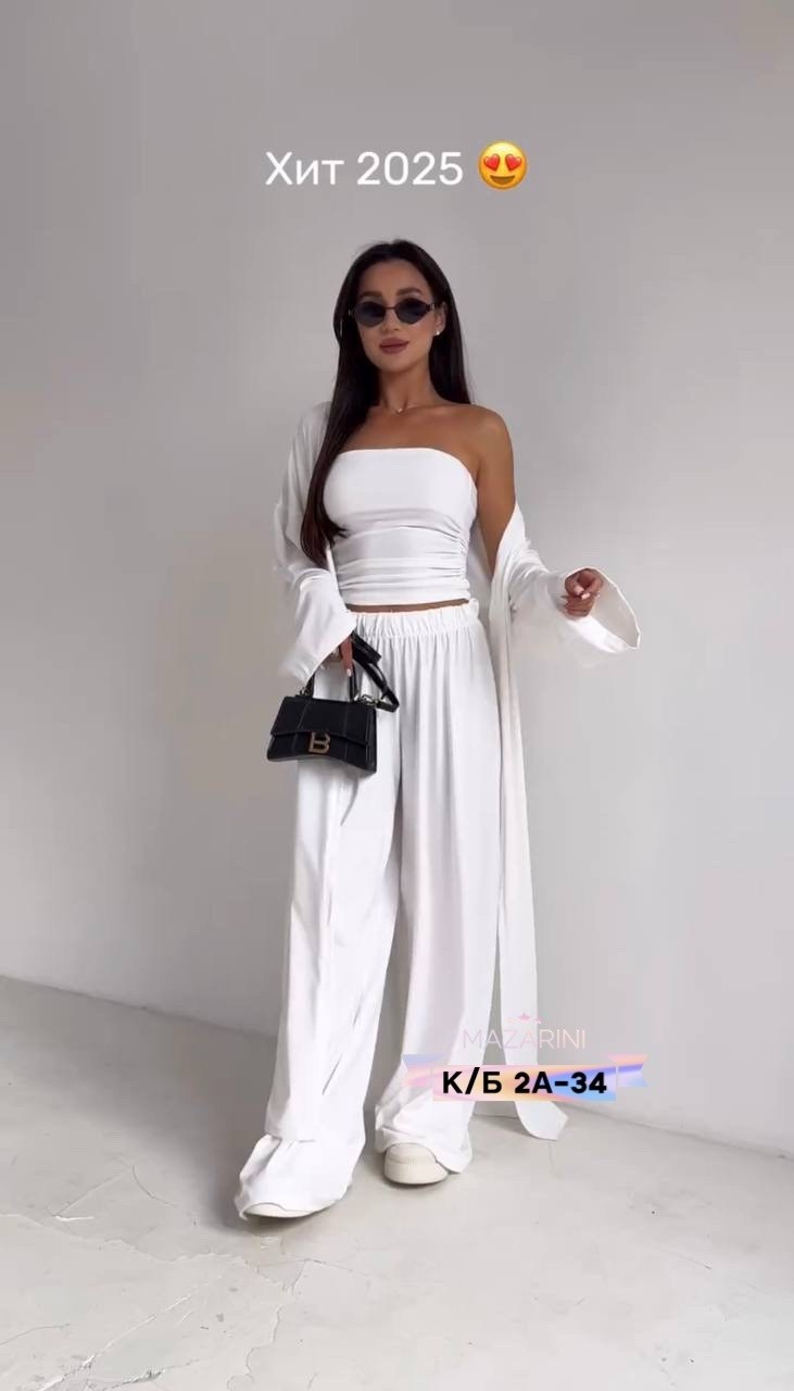 костюм летний с брюками палаццо,костюм с брюками палаццо,белый брючный костюм,стильные костюмы,стильный костюм женский