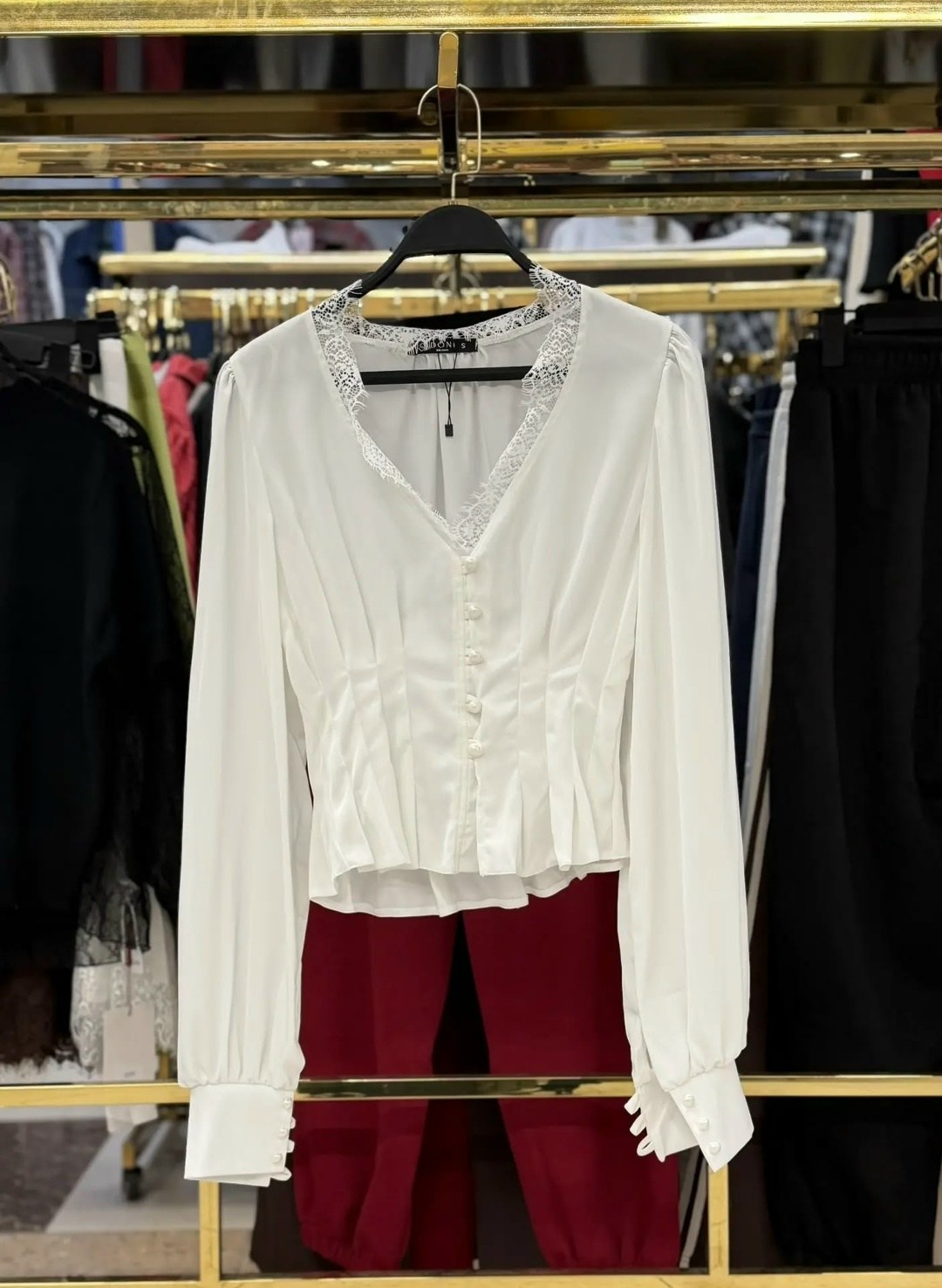 белая блузка,белая кружевная блузка,повседневная блуза,блузка с оборками,женская блузка с длинными рукавами