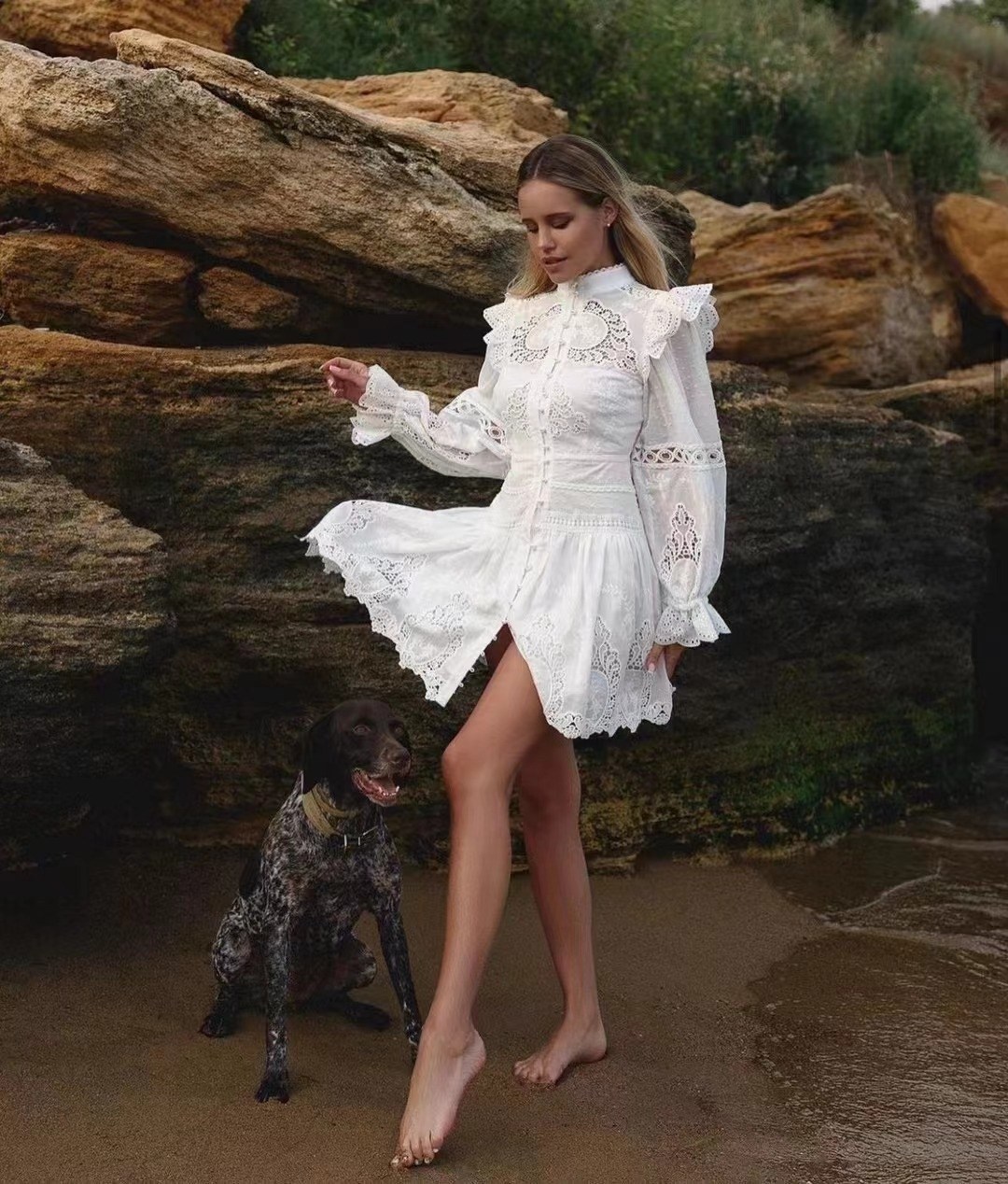 платье с кружевами,платье в стиле,хлопковое платье,кружевное платье,летние платья с оборками