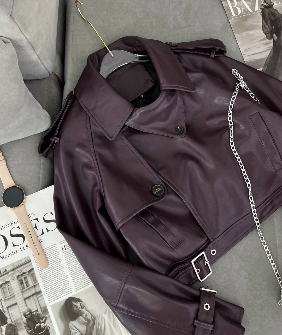 косуха куртка,кожаная куртка косуха,кожаная куртка косуха женская saint laurent,косуха куртка кожаная оверсайз chauzi,косуха бордовая оверсайз chauzi