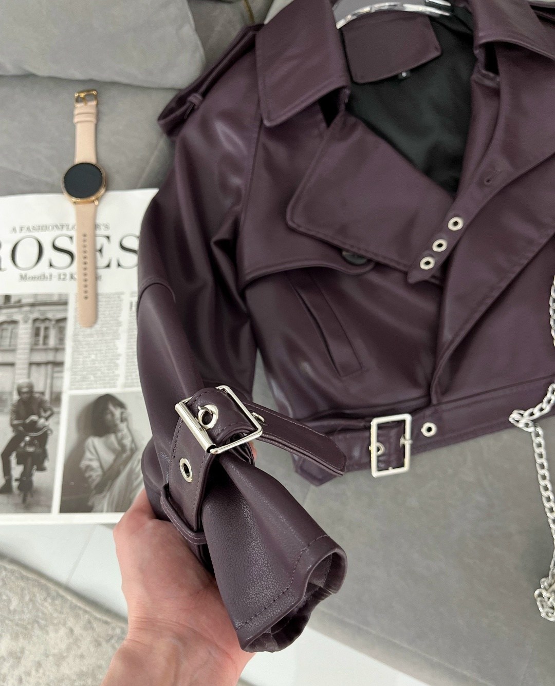 косуха куртка,кожаная куртка косуха,кожаная куртка косуха женская saint laurent,косуха куртка кожаная оверсайз chauzi,косуха бордовая оверсайз chauzi