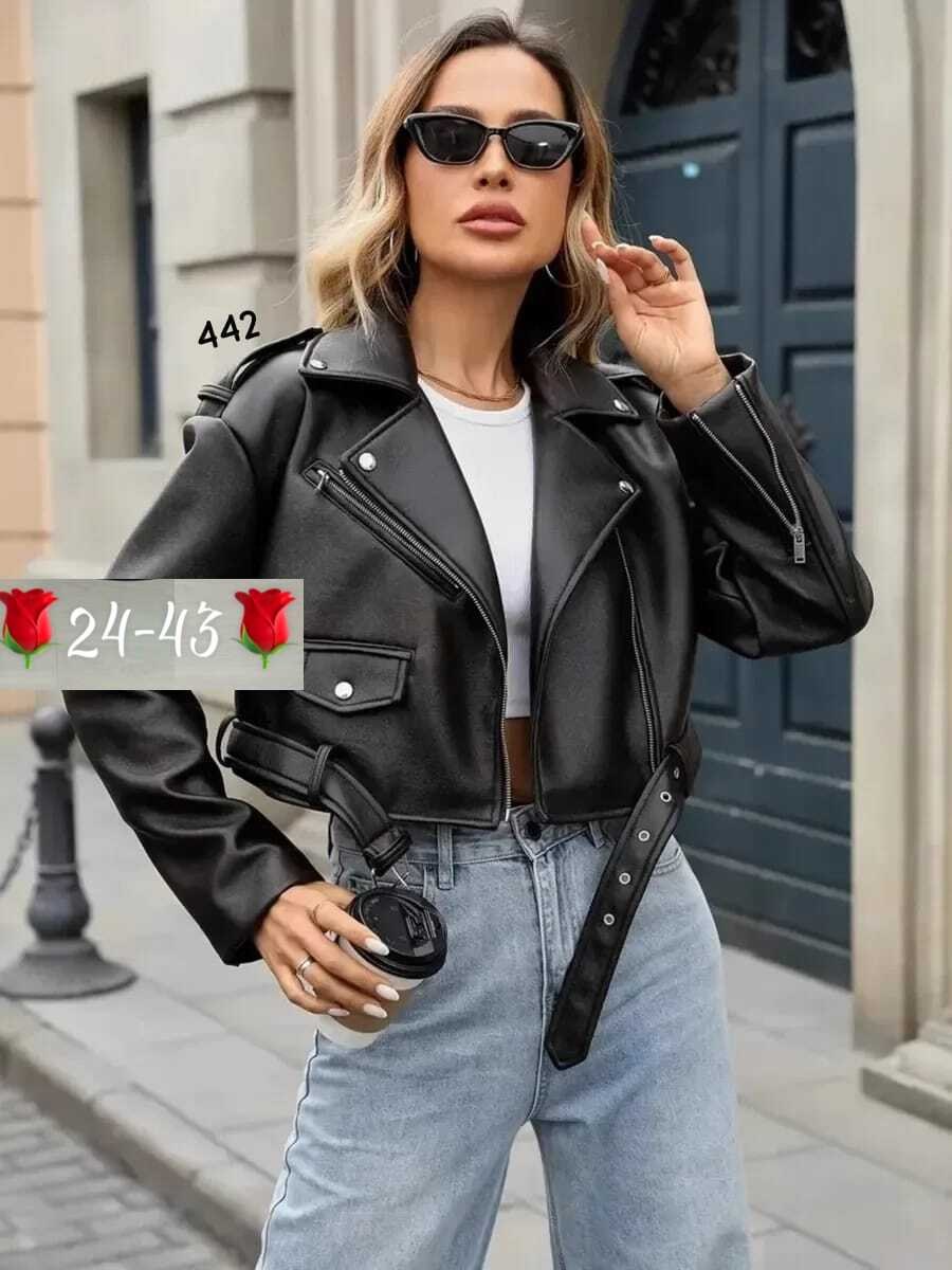 женская короткая куртка из искусственной кожи,женская кожаная куртка,куртка из искусственной кожи женская,короткая куртка из искусственной кожи,женская куртка кожаная косуха