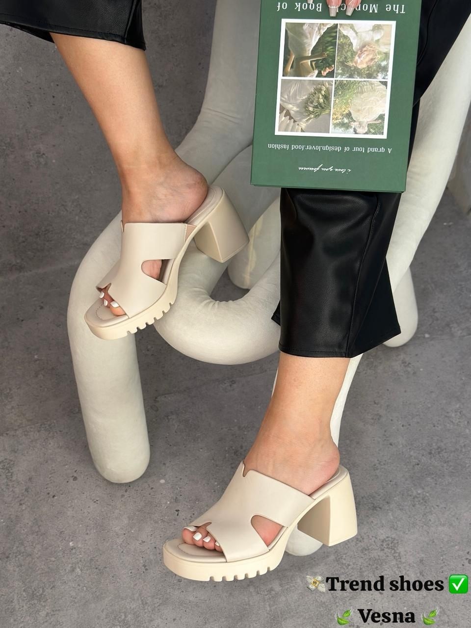 шлепки на каблуке,босоножки бежевые,женские босоножки, сабо, летняя