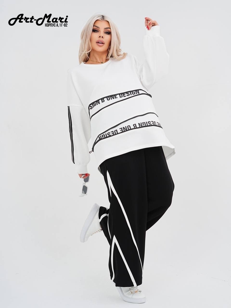 костюм женский,костюм женский черно-белый,костюм с брюками,женский брючный костюм,костюм двойка