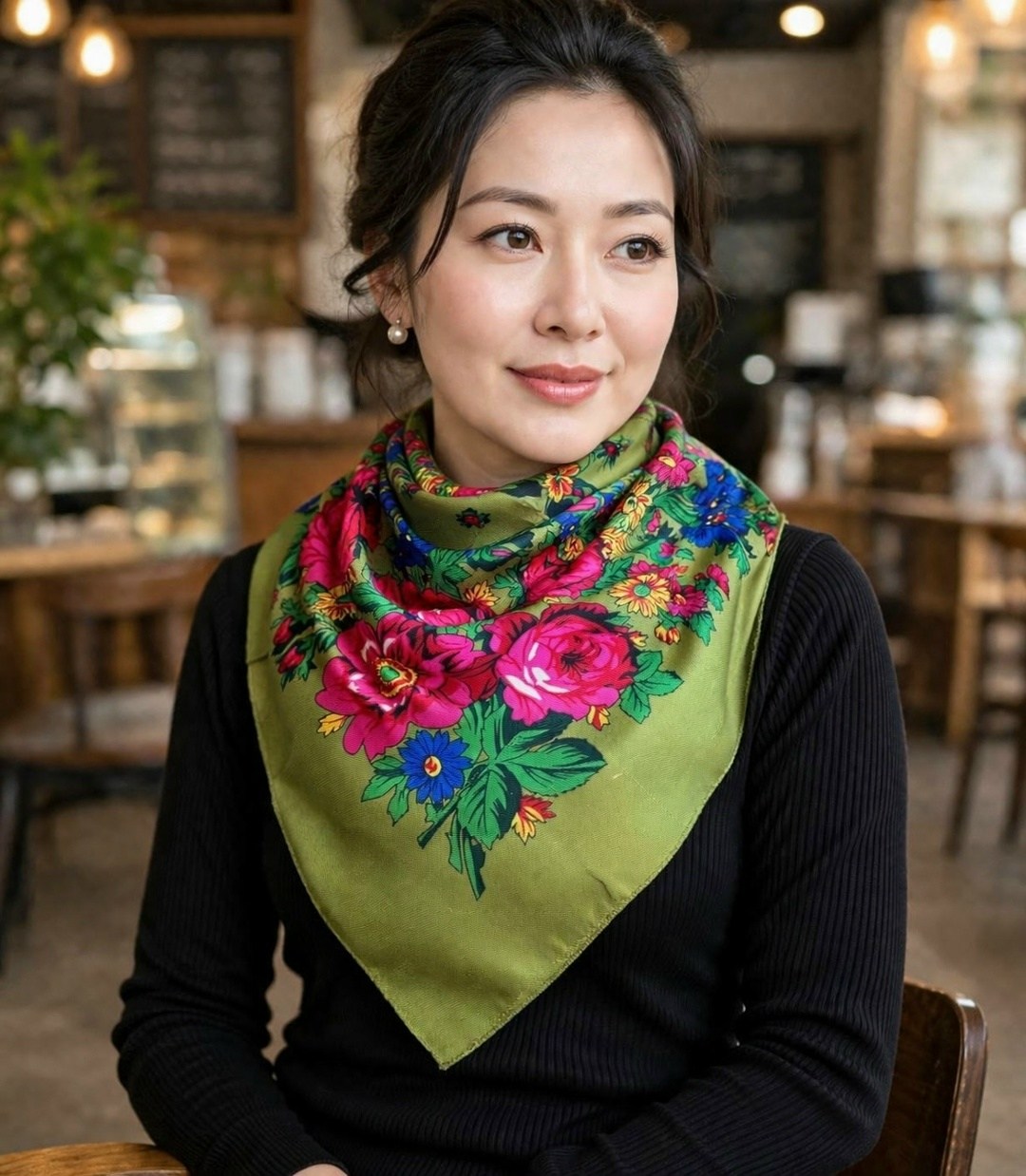 женский платок,платки павловопосадские,платок,платок женский русский стиль,павлопосадские платки