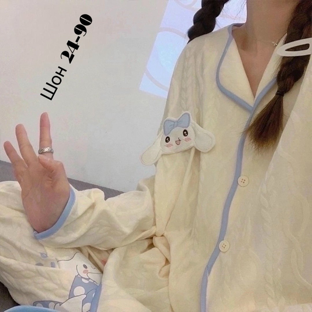 пижама хелло китти женская,miniso санрио пижама для женщин,пижама женская,комплект пижама,пижама