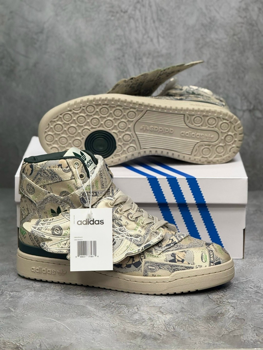 adidas originals кроссовки x jeremy scott forum hi wings,adidas jeremy scott x forum wings 1.0 money,кроссовки adidas jeremy scott x forum wings 1.0 'money' кремовые,adidas jeremy scott wings,кроссовк