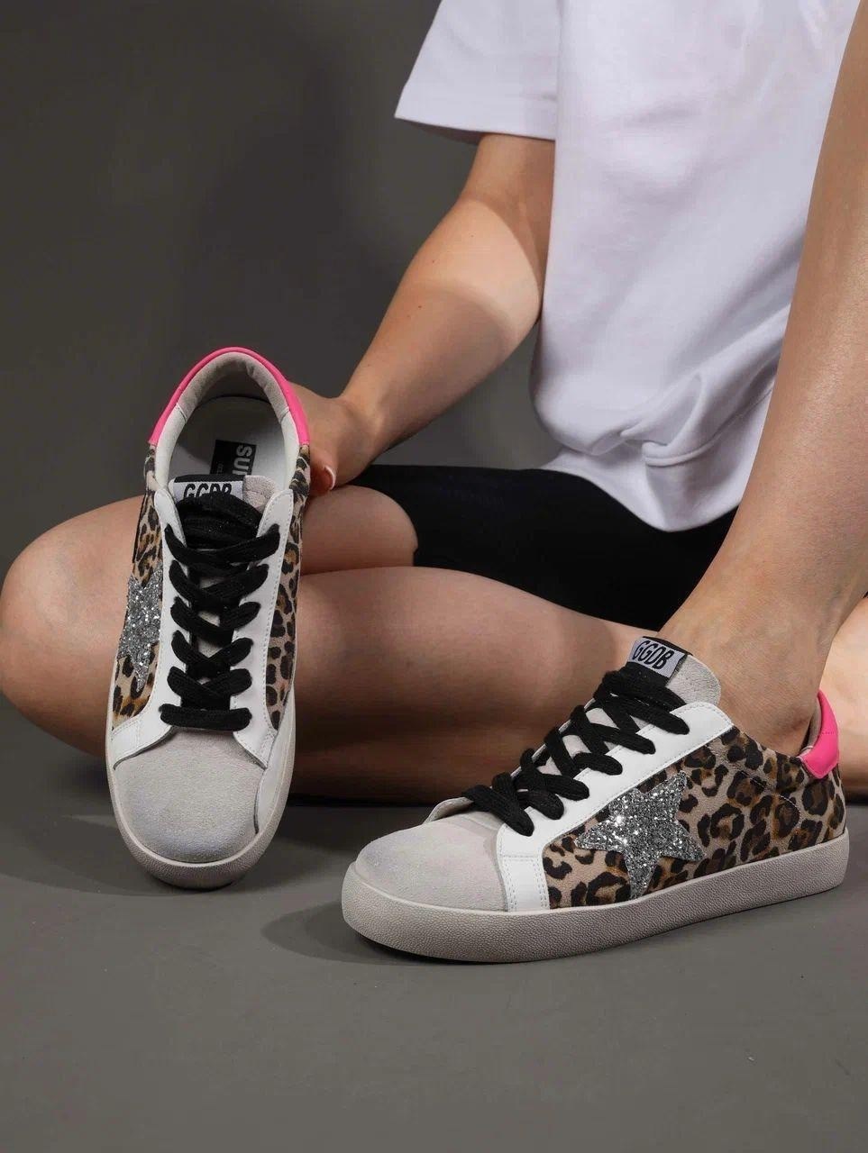 golden goose кеды superstar с леопардовым принтом,голден гус кеды леопардовые,,кеды женские golden goose,кеды golden goose