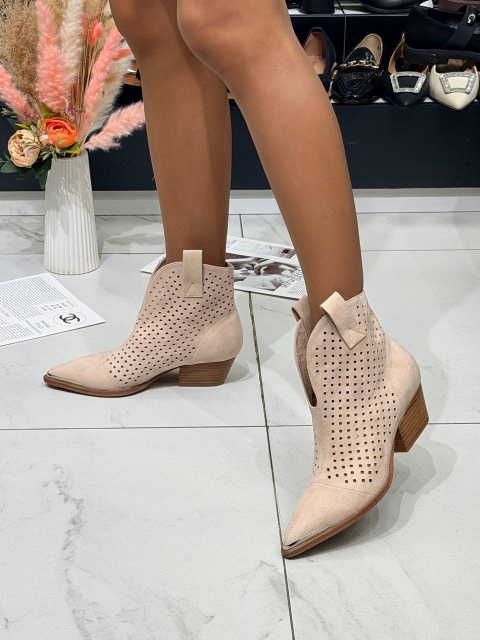 ,бежевые ботильоны,полусапожки для женщин,ботильоны женские,женская