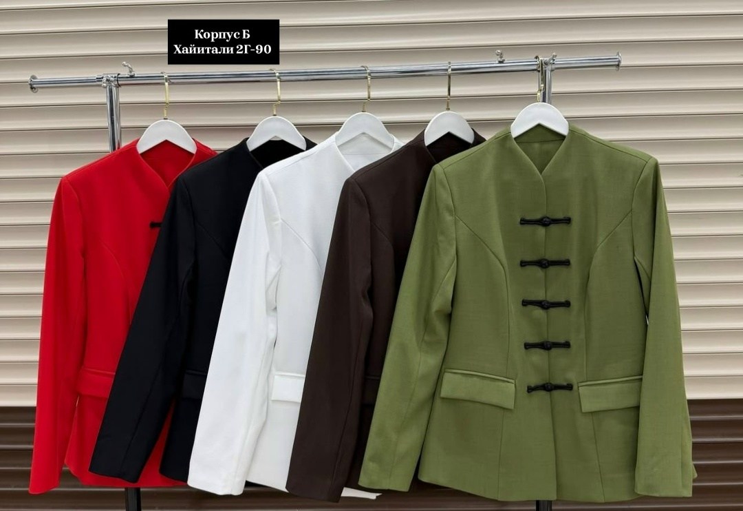 женский пиджак со стойкой воротником,однобортный блейзер с воротником-стойкой dolce & gabbana черный,осенний черный пиджак в китайском стиле с воротником-стойкой,женские жакеты,приталенный жакет