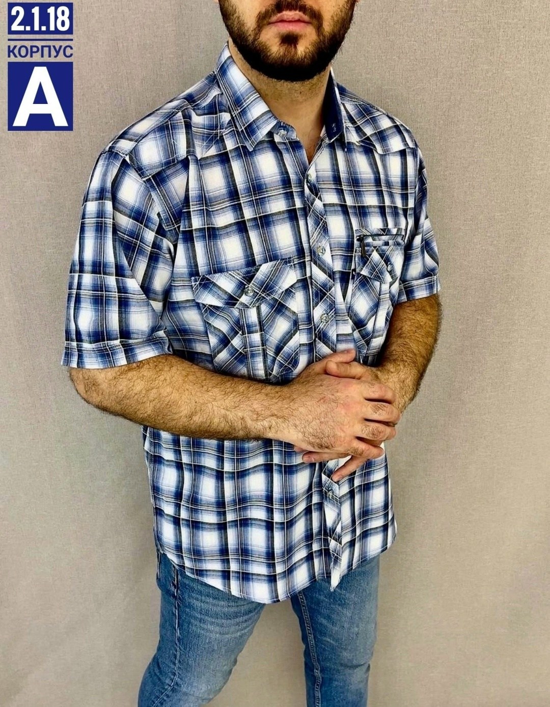 рубашка с короткими рукавами,мужская рубашка,повседневная рубашка,рубашка классическая хлопковая,рубашка