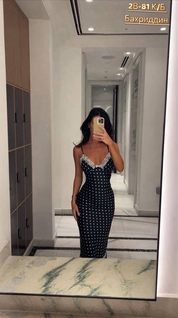 платья,стильное платье,женское платье комбинация,платья в горошек,ночная сорочка женская