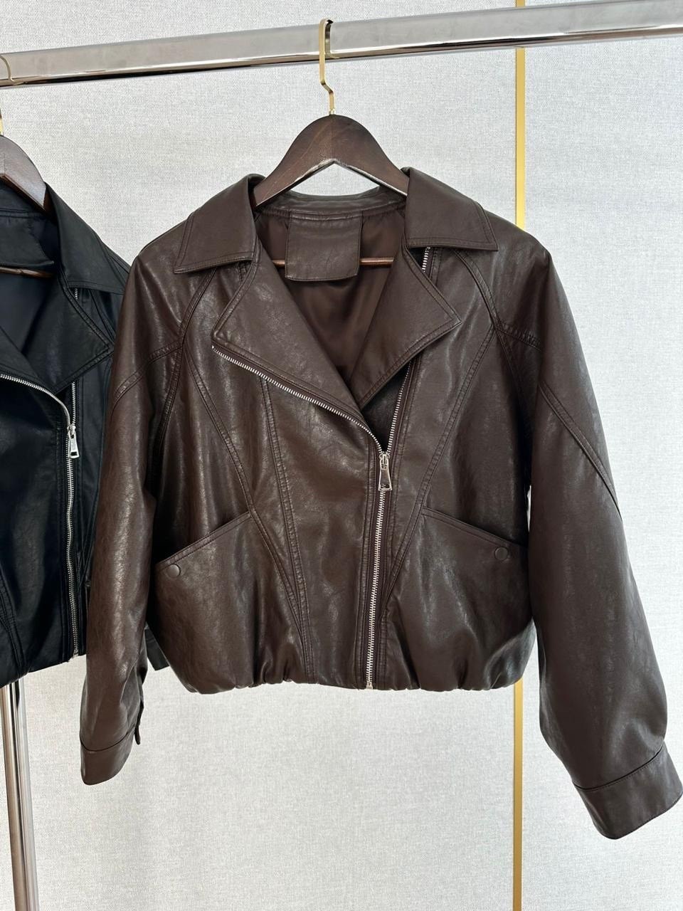 женская куртка кожаная оверсайз короткая okssana firsanova,косуха куртка кожаная оверсайз chauzi,женская кожаная куртка,кожаная куртка,женская куртка кожаная оверсайз короткая oksana firsanova