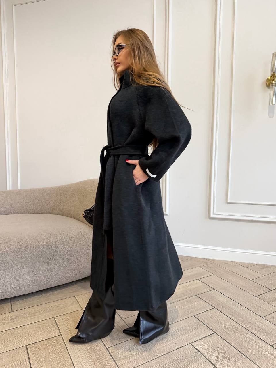 пальто beautiful&free 6227 графит,женское пальто beautiful&free 6227 графит,модное пальто,стильное пальто,пальто beautiful & free арт. 6227 графит