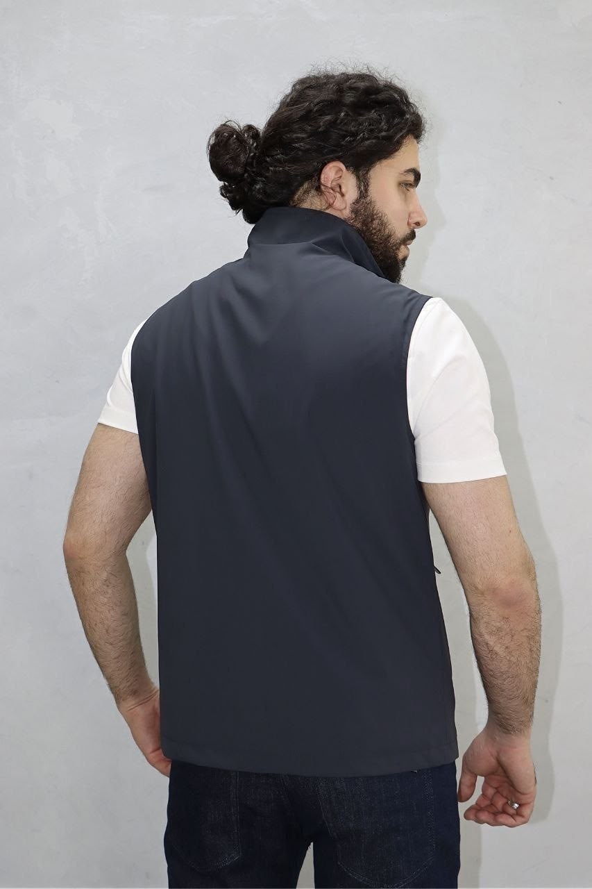 жилет мужской,двусторонний жилет,жилет,жилетка,жилет синий