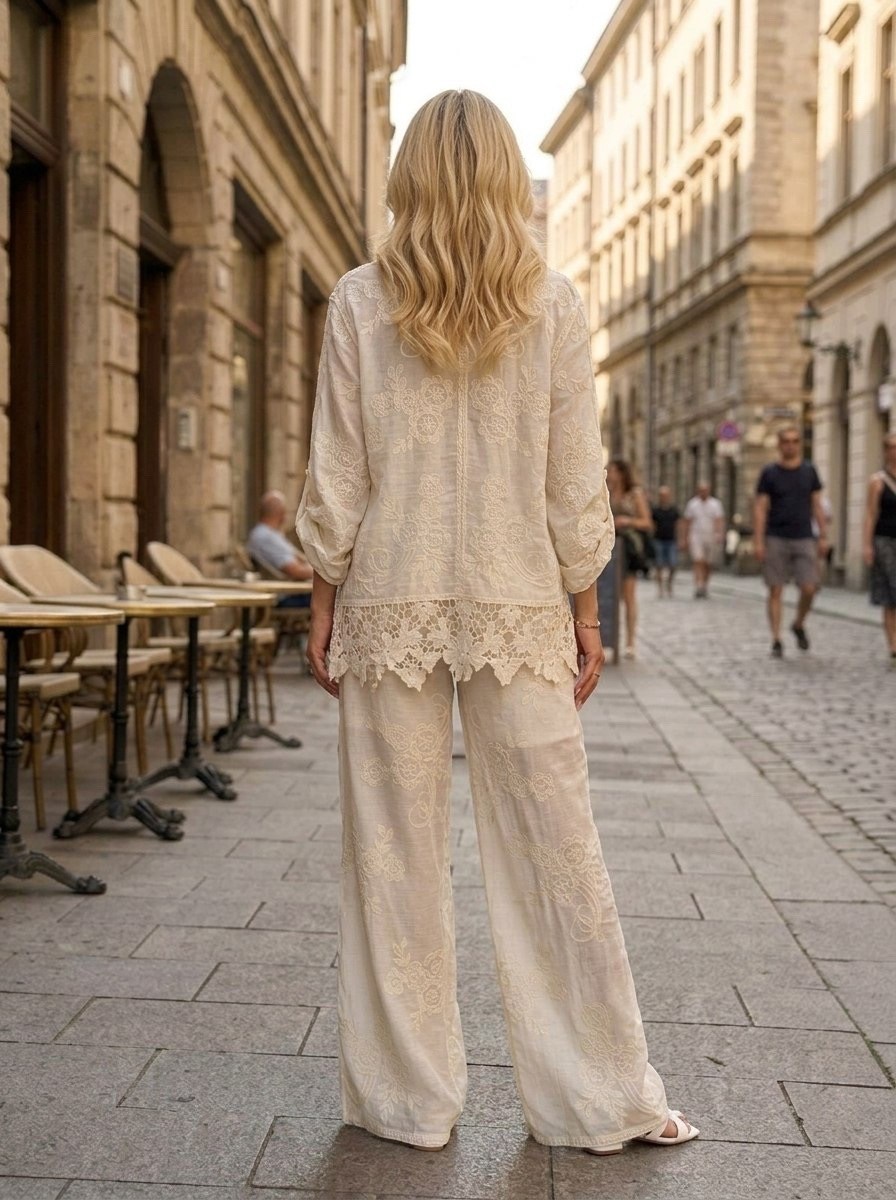 элегантный брючный костюм,костюм бежевый wisell 09212854,брючный костюм повседневный,костюм бежевый,льняной костюм