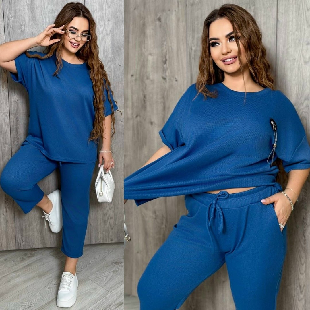 трикотажные костюмы,костюм женский,костюм брючный синий,костюм больших размеров брючный,брючные костюмы для женщин
