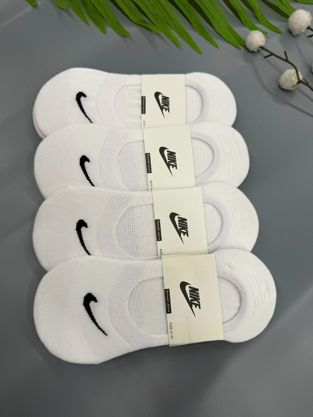 носки набор короткие следки,следики белые найк,носки следки,подследники найк,носки женские