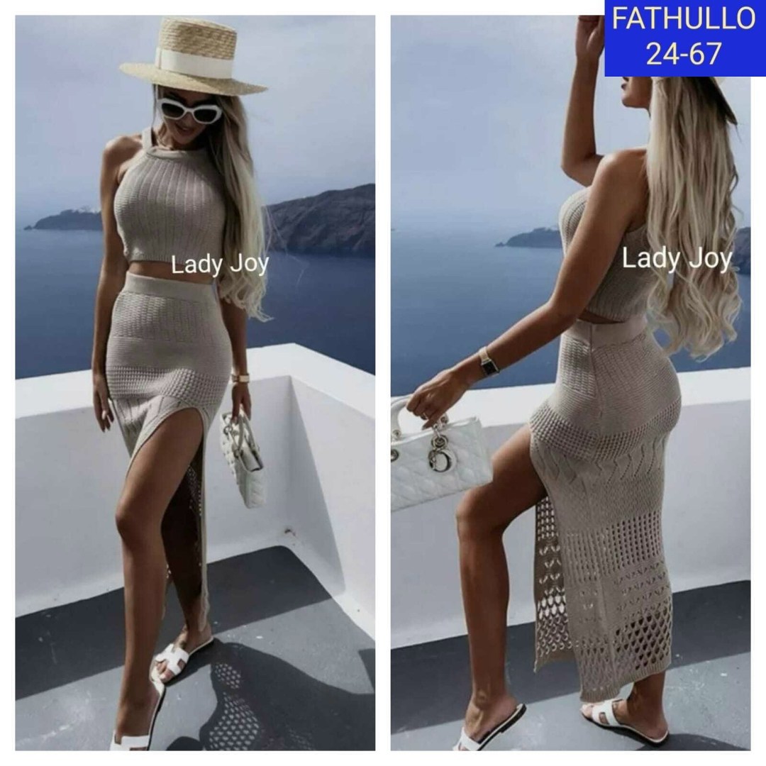 костюм женский юбка и топ,вязаные костюмы,пляжный костюм женский,вязаный наряд,костюм с юбкой