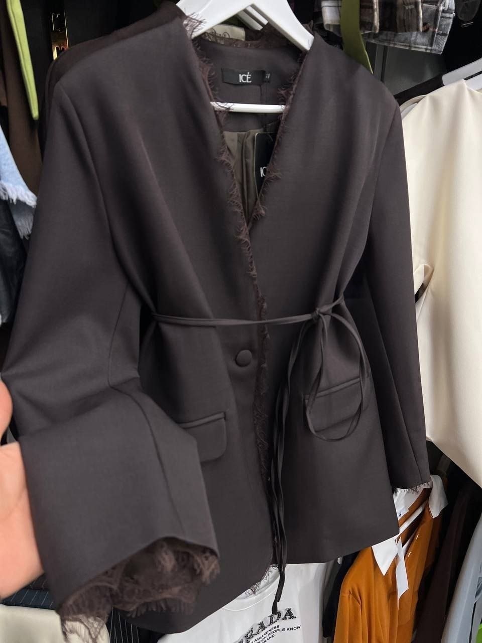 пиджак оверсайз с поясом удлиненный классический much love,пиджак оверсайз с поясом удлиненный классический much love 224892555,пиджак оверсайз с поясом удлиненный классический,пальто с поясом,пиджак