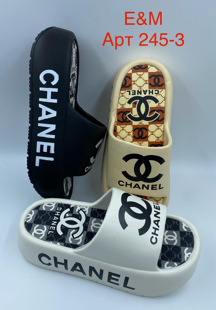 ,шлепанцы chanel,шлепки chanel,шлепанцы шанель,женские тапочки