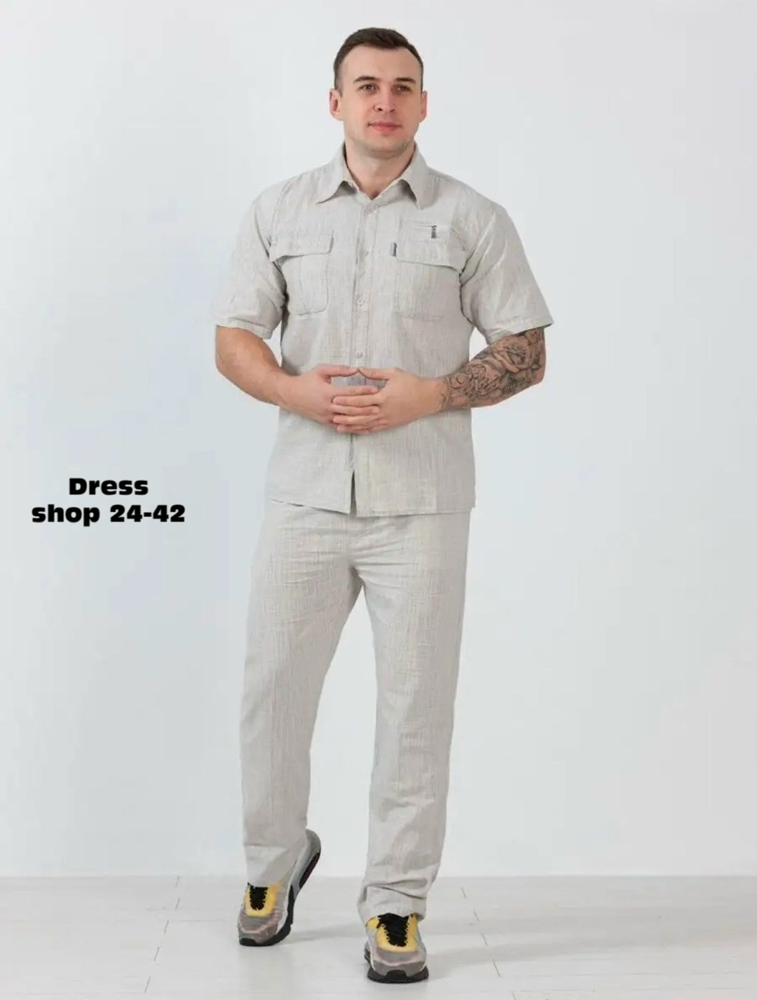 костюм из хлопка легкий летний aslevel 150756303,костюм летний мужской,повседневный костюм,костюм мужской,мужской костюм льняной