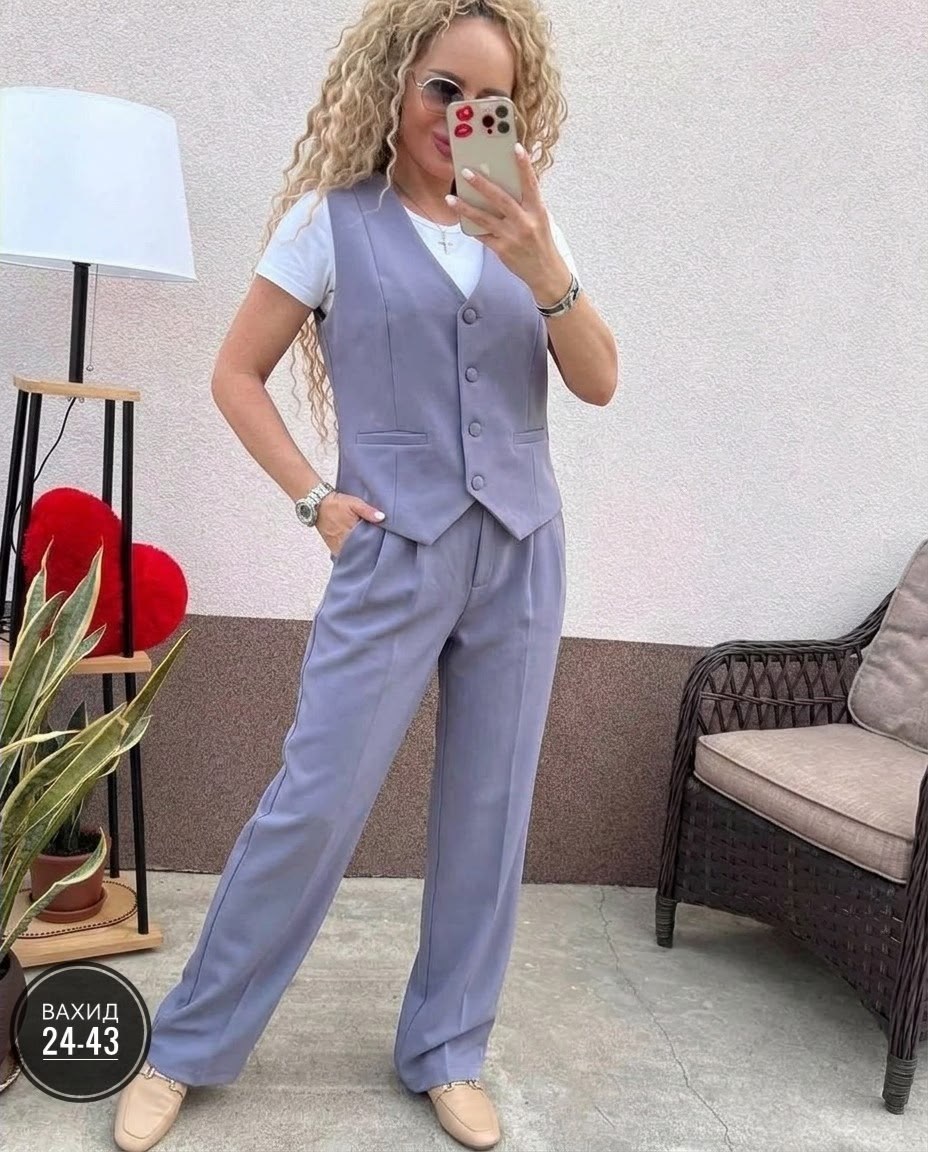 костюм брючный с жилетом,костюм брючный,классический костюм брючный с жилетом,брючный синий костюм женский,брючный костюм с жилеткой женский