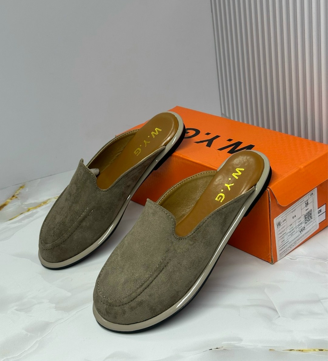 ,мюли женские,мюли прада, женская,мюли замшевые