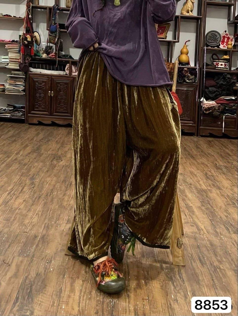 вельветовые штаны широкие,широкие брюки,широкие вельветовые брюки,штаны плиссированные широкие,брюки модный стиль