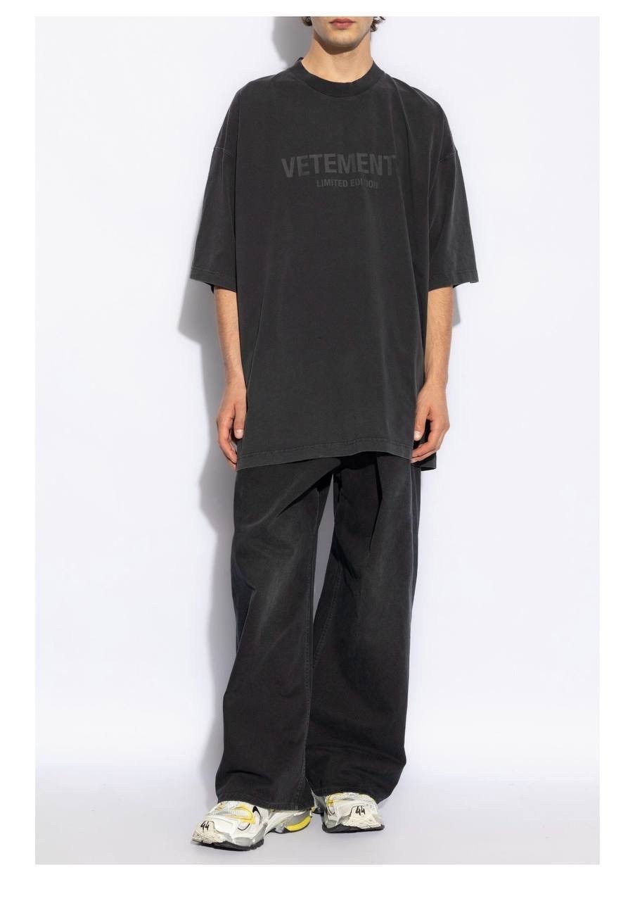 футболки vetements,футболка мужской vetements черный,оверсайз футболка vetements,vetements черная хлопковая футболка