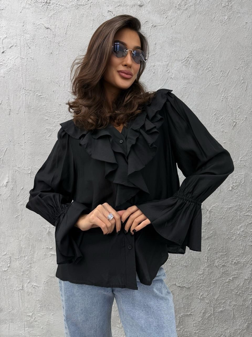 блуза с рюшами,белая блузка в стиле бохо "тая" с рюшами,блузка женская,белая блузка с рюшами,блуза