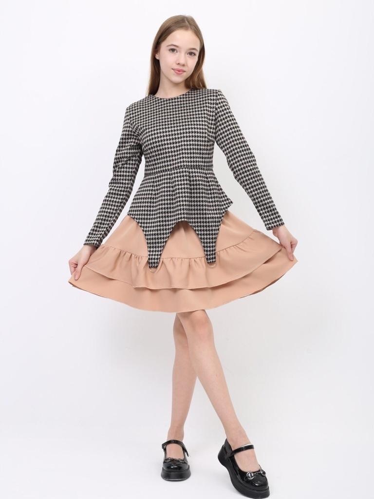 платье юбка,для девочек платья,стильное платье,трикотажное платье, для девочек