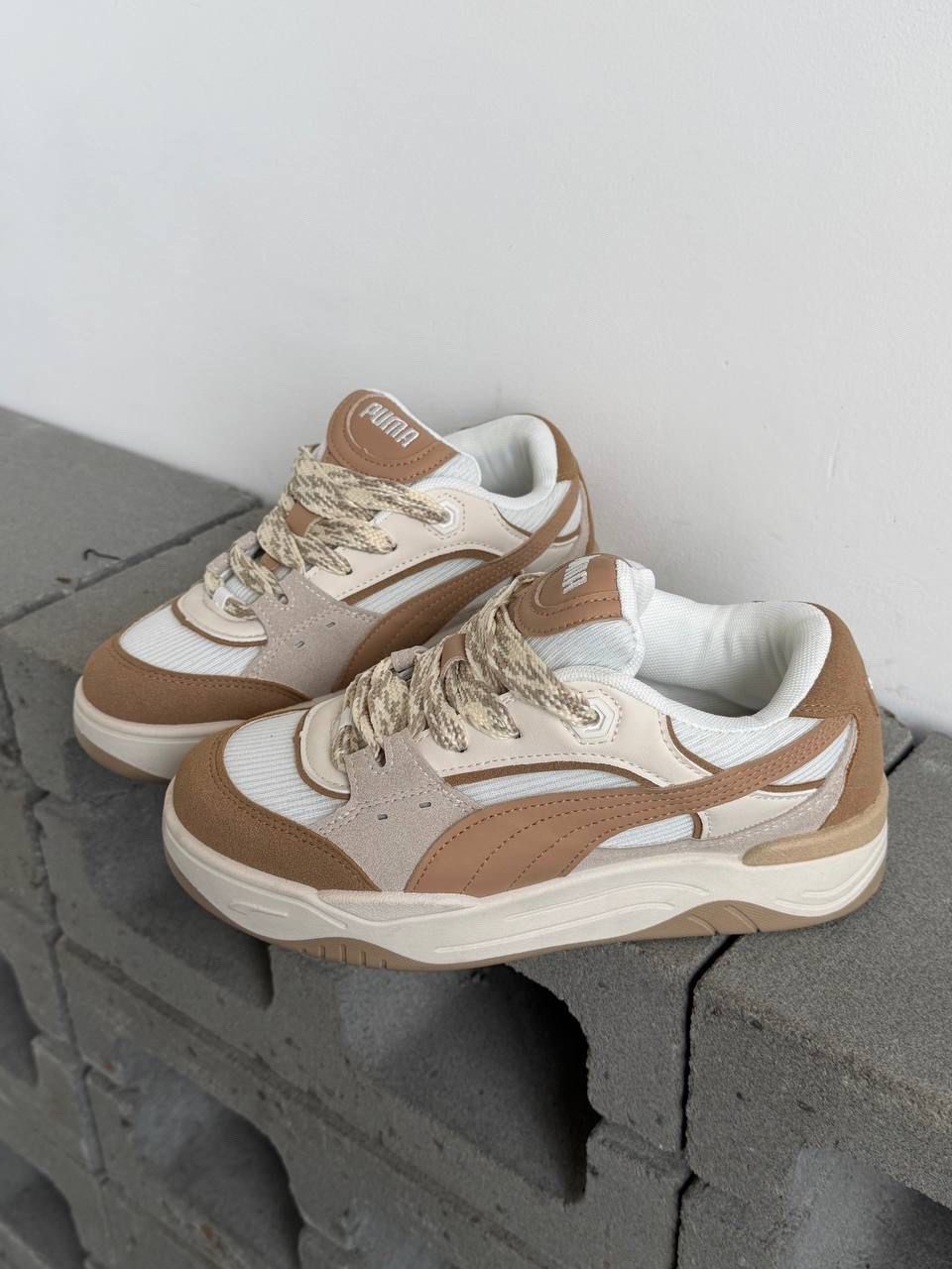 женские кроссовки puma,кроссовки puma,кроссовки puma 180,,puma низкие кроссовки '180' бежевый / темно-бежевый