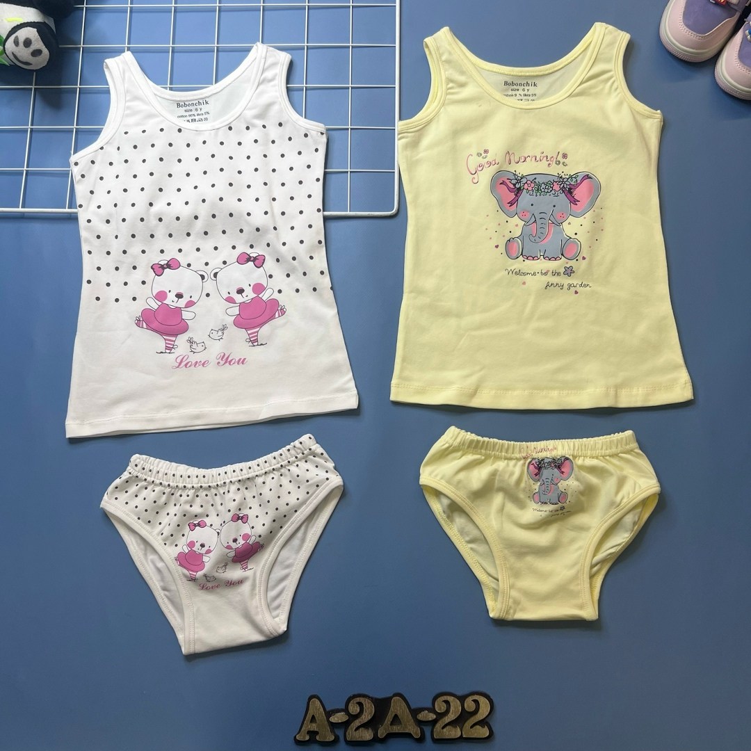 комплект майка с трусами для девочки,комплект нижнее бельё для девочек,комплект нижнего белья для девочки майка,комплект майка трусы для девочки,комплект маек и трусиков для девочки