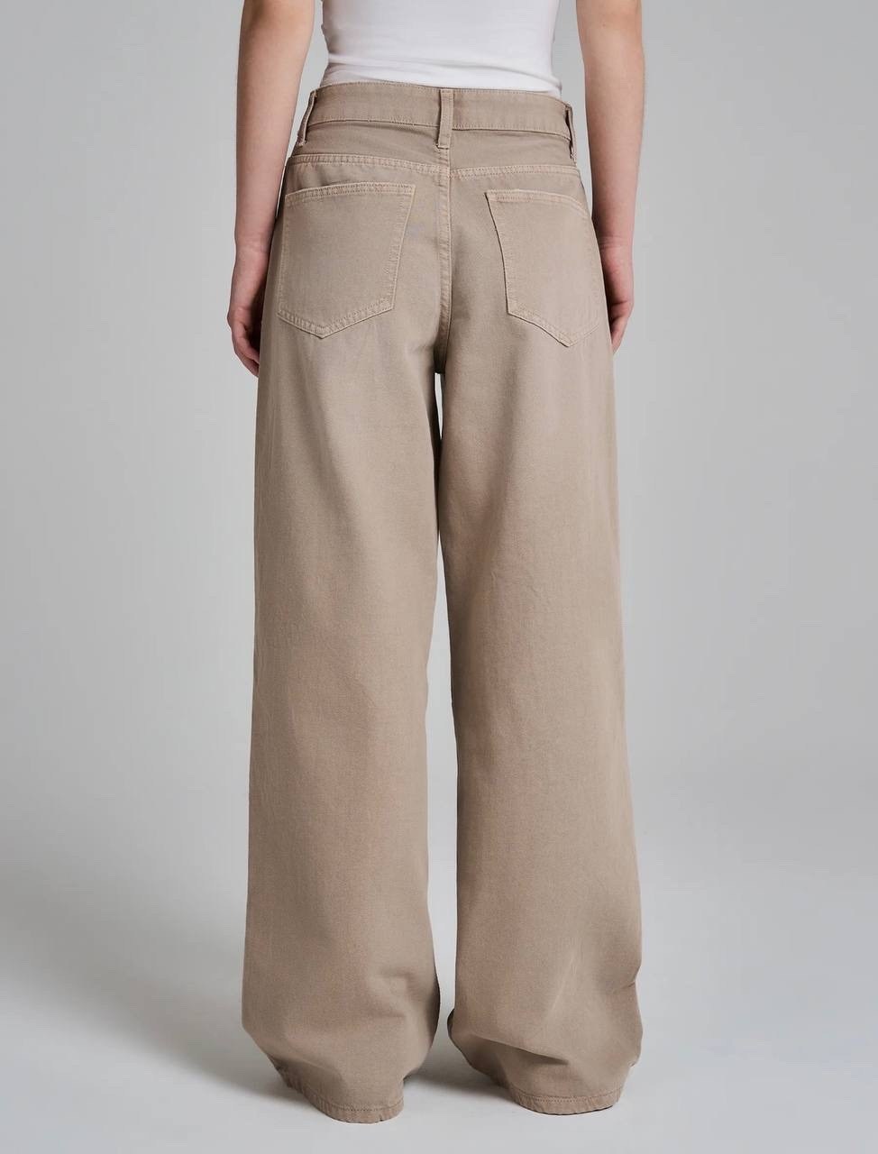 женские джинсы с прямыми штанинами zoenova,джинсы брюки,широкие женские джинсы,джинсы женские,джинсы бежевые