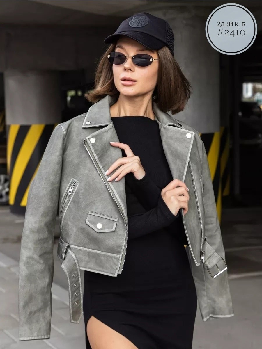 кожаная куртка,куртка косуха,кожаная куртка косуха,косуха куртка весна-осень кожаная y2k,куртка кожаная косуха оверсайз