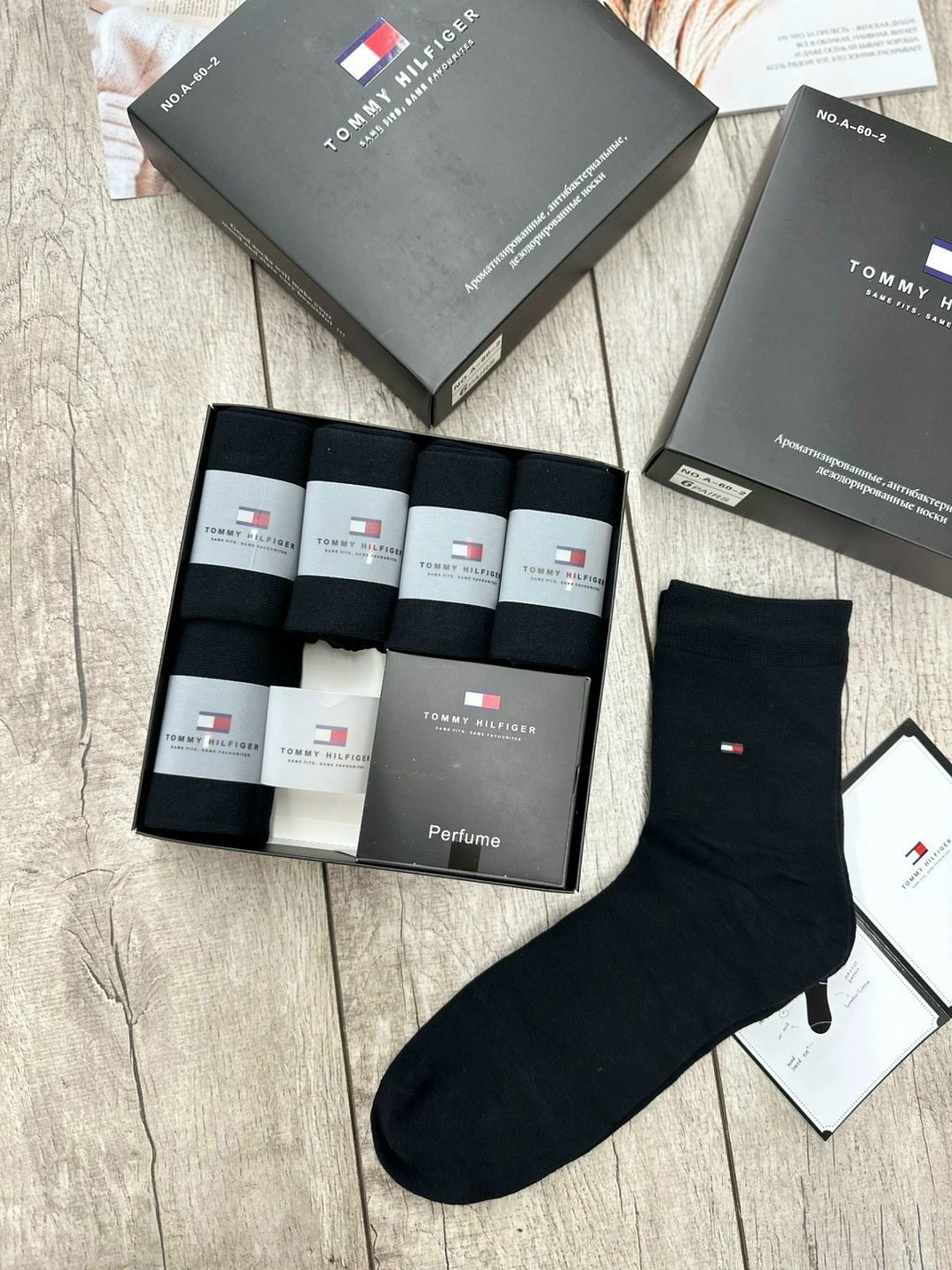 комплект носков tommy hilfiger,комплект носков tommy hilfiger 6 пар,носки хлопковые tommy hilfiger набор из 6 пар носков черного цвета,носки tommy hilfiger,носки tommy hilfiger мужские