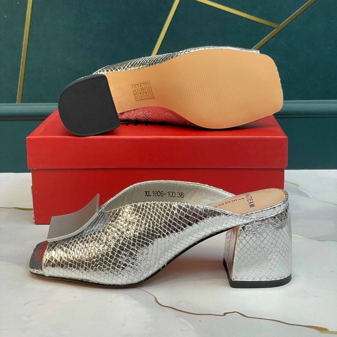 , женская,женские сабо,босоножки серебристые,женские шлепанцы